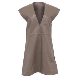 Pre Loved Ganni Vintage Women Beige Midi